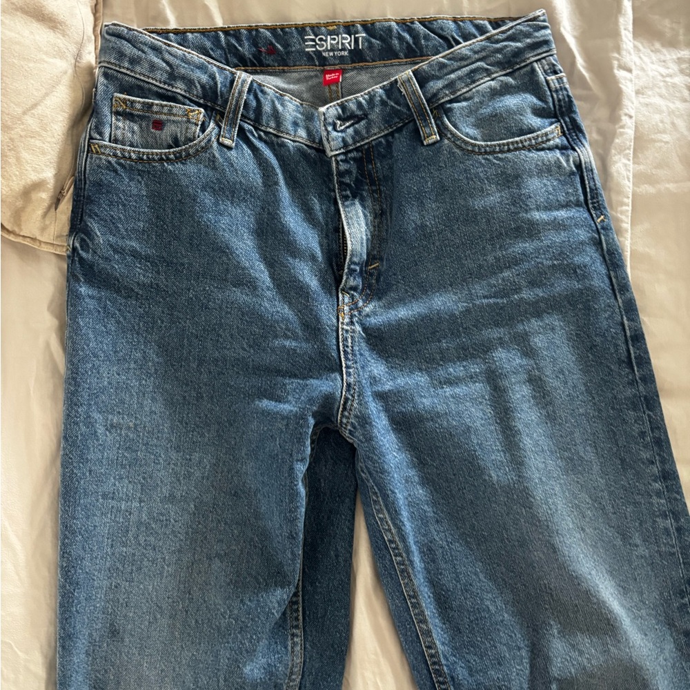 Esprit Indigo Blue Straight Leg Jeans